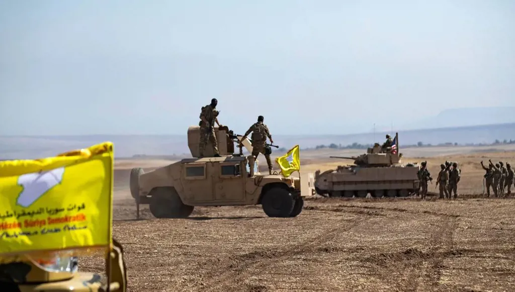 قوات قسد (أ ف ب).