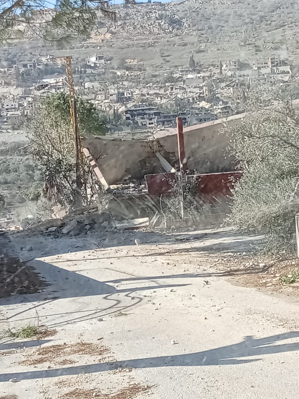 تفجير منزل في كفركلا الجنوبية (تواصل اجتماعي).