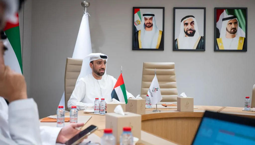 لجنة الرياضيين في اللجنة الأولمبية الإماراتية تستعرض التقارير ومخرجات المشاركات الدولية