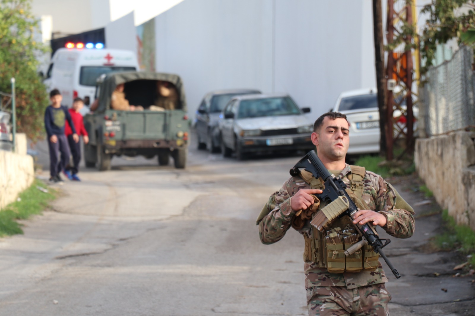 عنصر في الجيش اللبناني. (أحمد منتش)