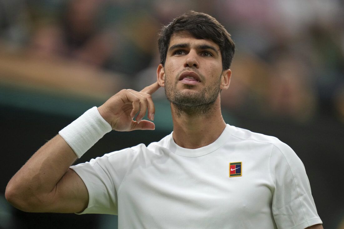 لاعب كرة المضرب كارلوس ألكاراز. (وكالات)