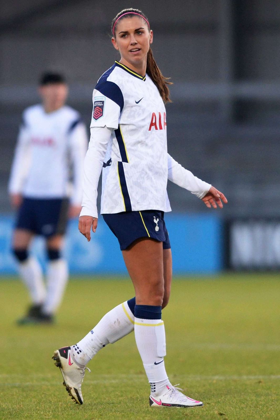 لاعبة كرة القدم أليكس مورغان. (وكالات)