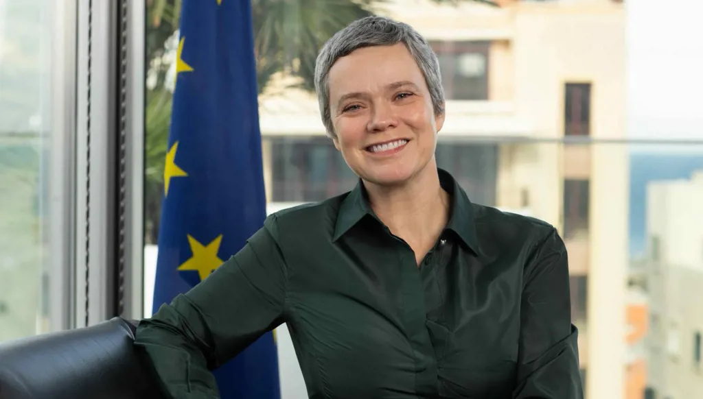 L’ambassadrice de l’Union européenne au Liban, Sandra De Waele, sur le monopole des armes, les réformes et la sécurité