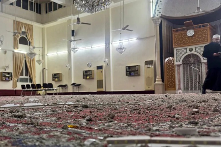 عادت الصواريخ لتسقط في المزة مجدداً. (الإخبارية السورية)