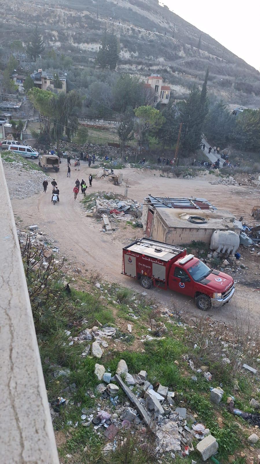 غارة إسرائيلية استهدفت بلدة كفردونين في جنوب لبنان.