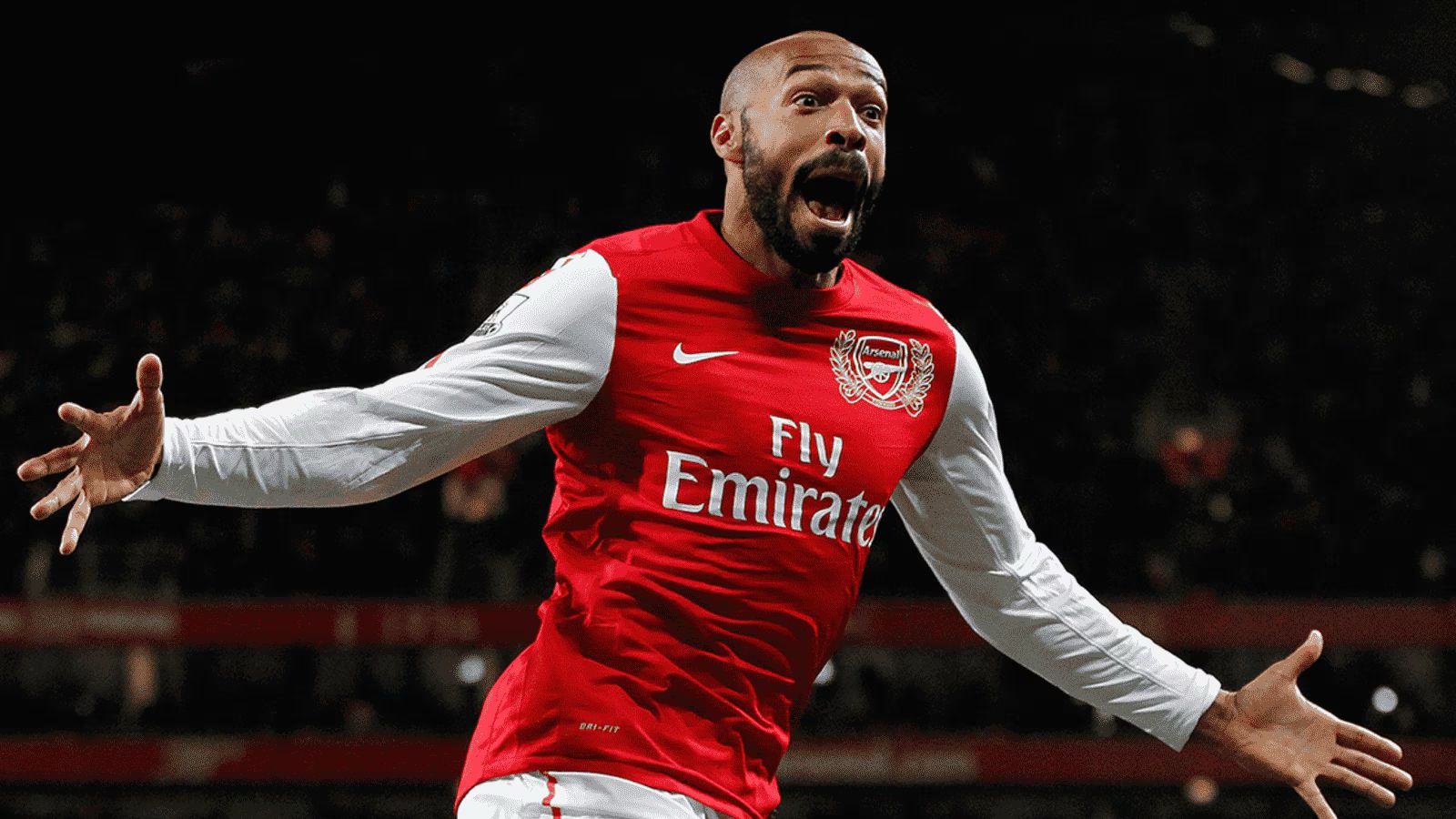 تييري هنري بقميص أرسنال. (وكالات)