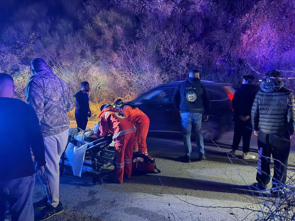 إنقاذ جرحى الحادث (تواصل اجتماعي).