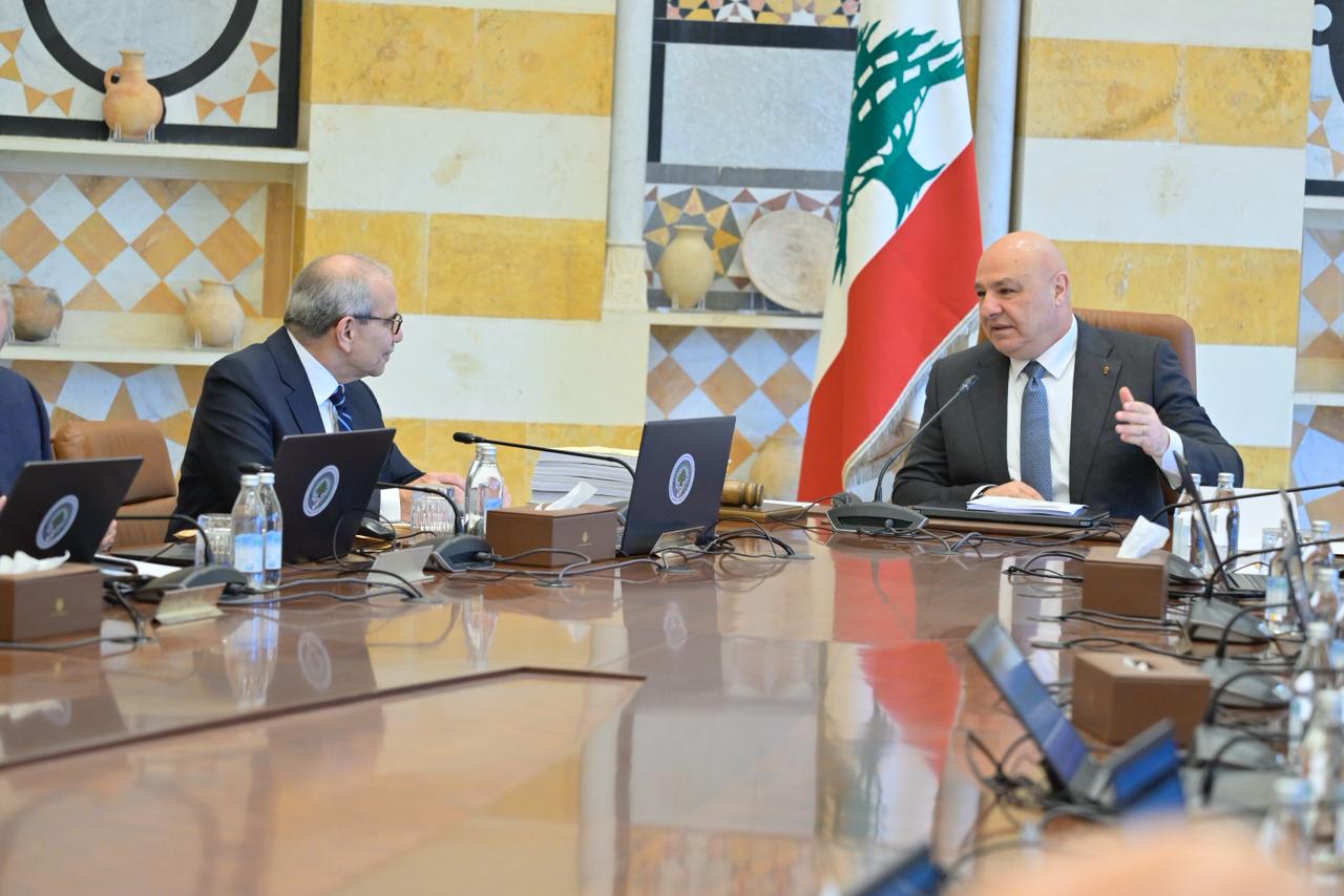 الرئيسان عون وسلام في قصر بعبدا (نبيل اسماعيل).