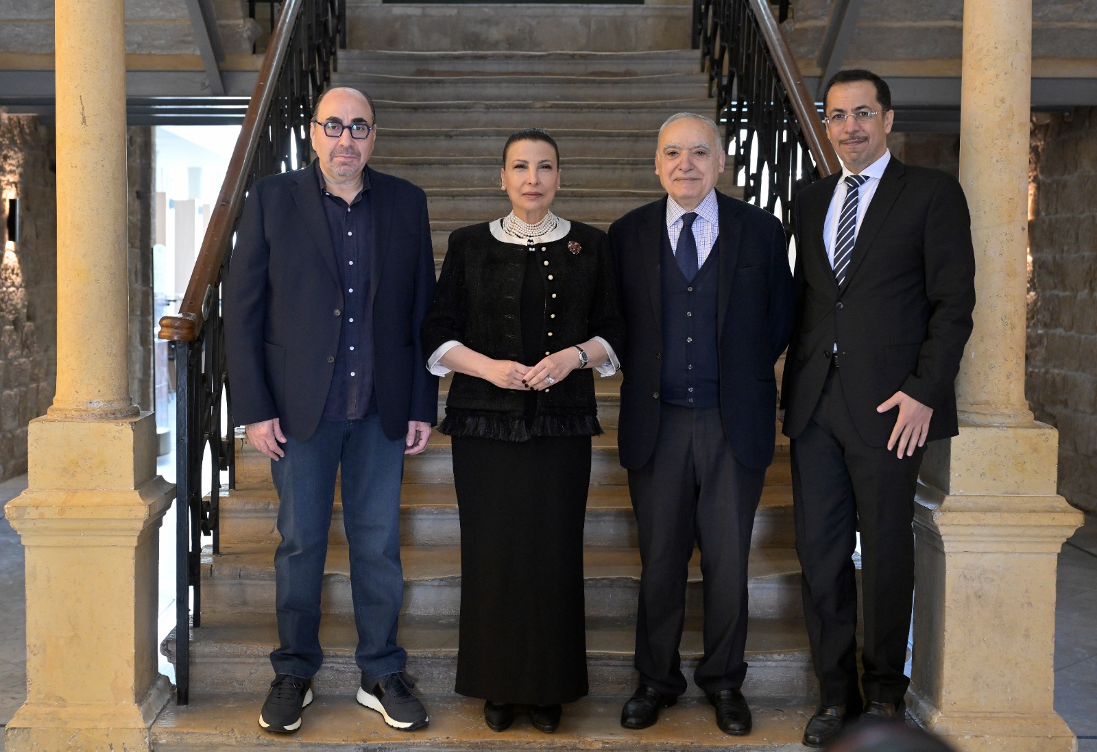 خلال المؤتمر الصحافي الذي عُقد في المكتبة الوطنية ببيروت (نبيل اسماعيل)