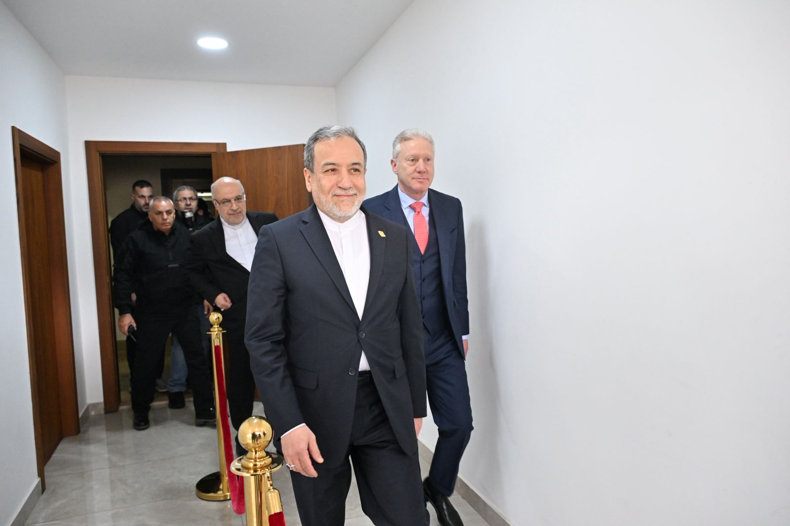 وزيرا خارجية لبنان وإيران (حسام شبارو).