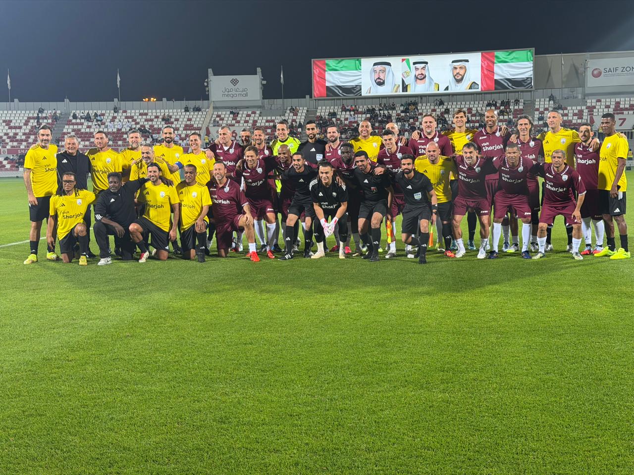 مباراة كل النجوم في الشارقة. (وكالات)