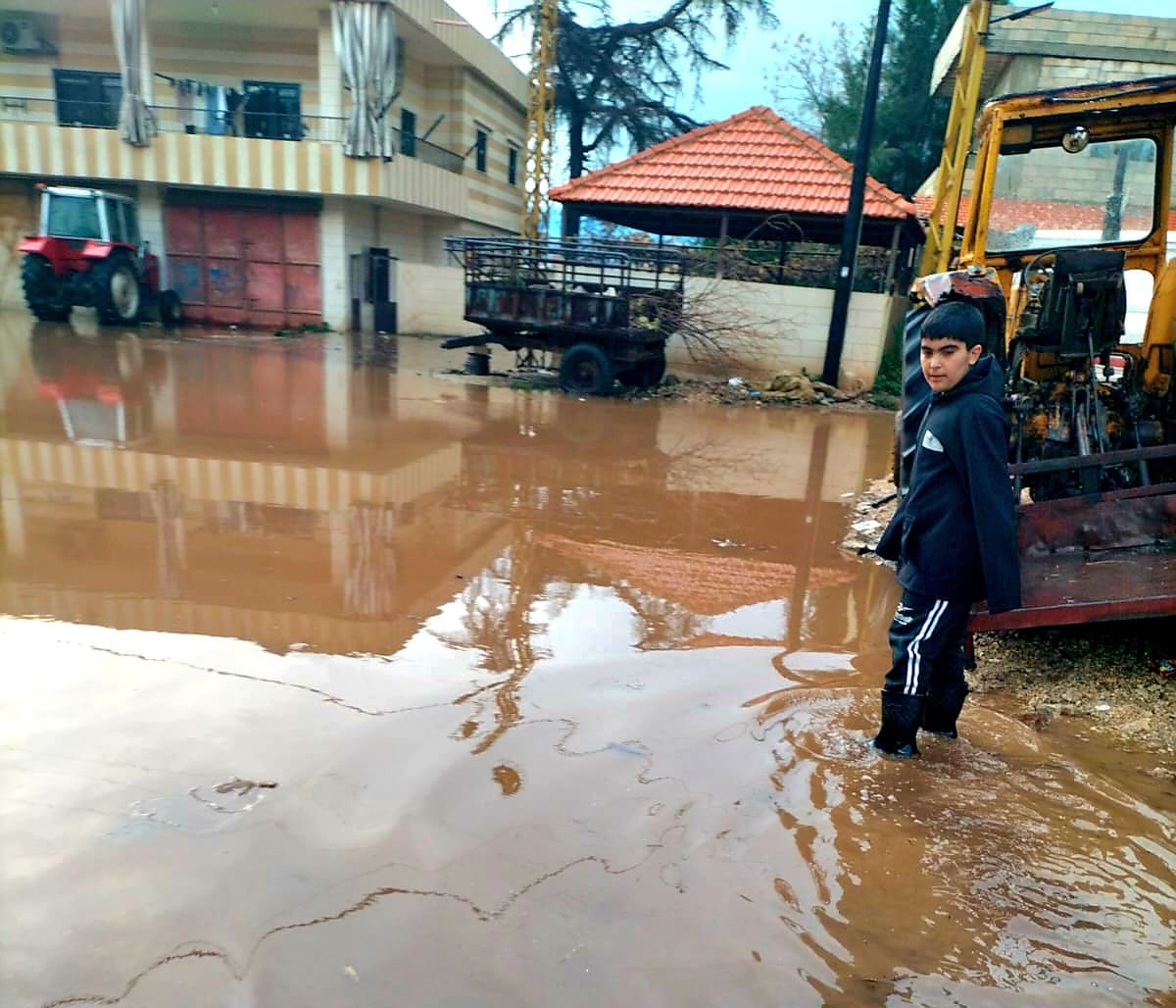 السيول في عكار (النهار).