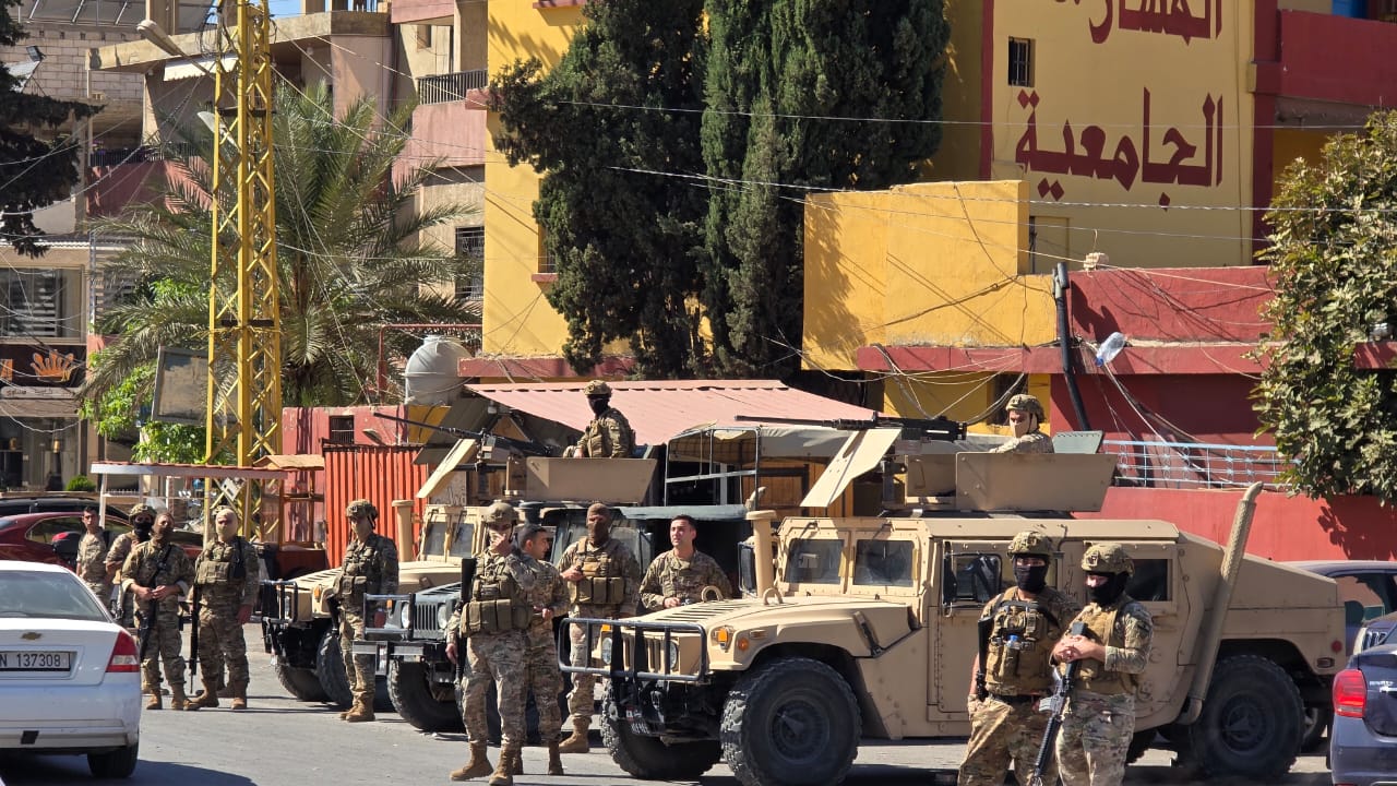 الجيش اللبناني في بعلبك. (لينا اسماعيل)