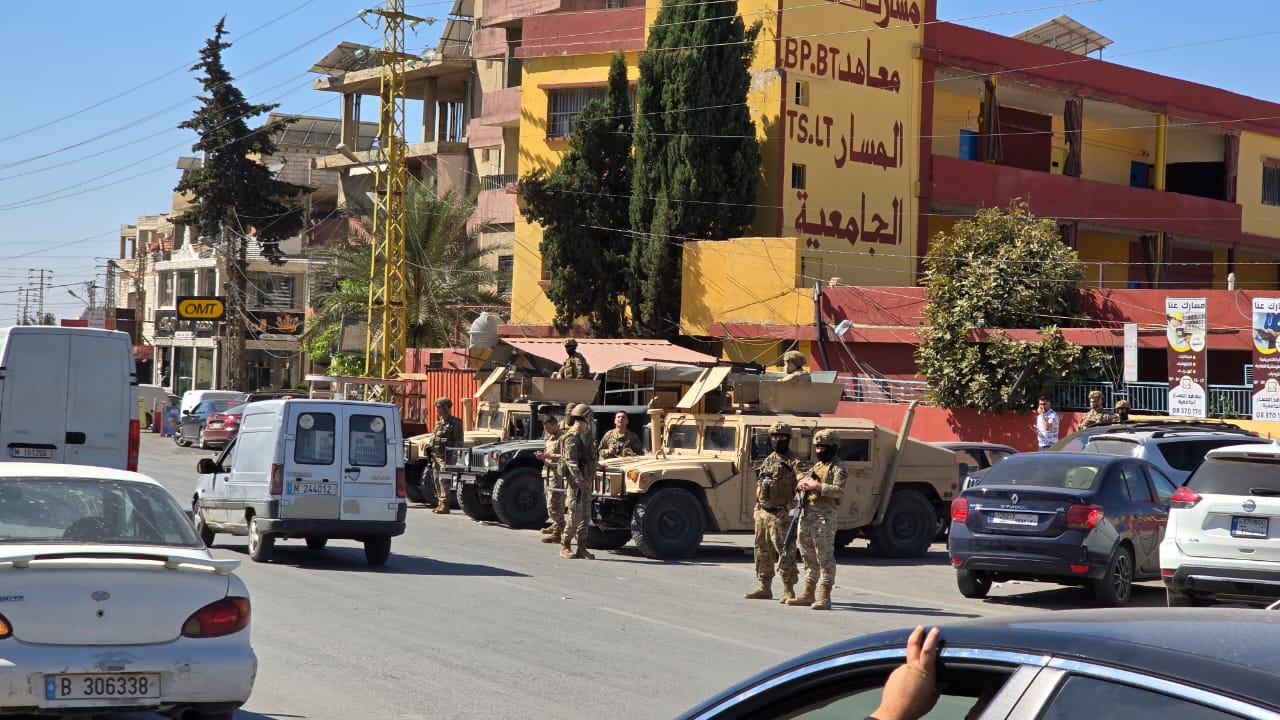 الجيش اللبناني في بعلبك. (لينا اسماعيل)