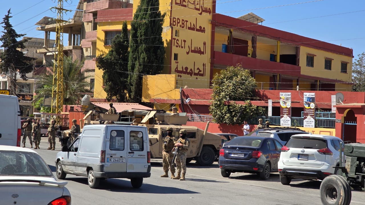 الجيش اللبناني في بعلبك. (لينا اسماعيل)