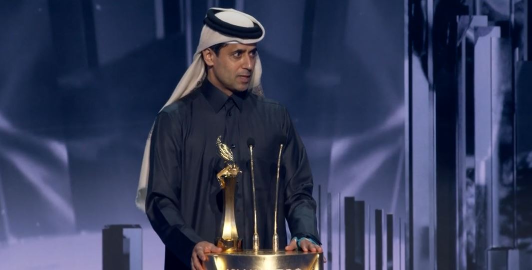 ناصر الخليفي عن جائزة صناع الترفيه الماسية (انستغرام)