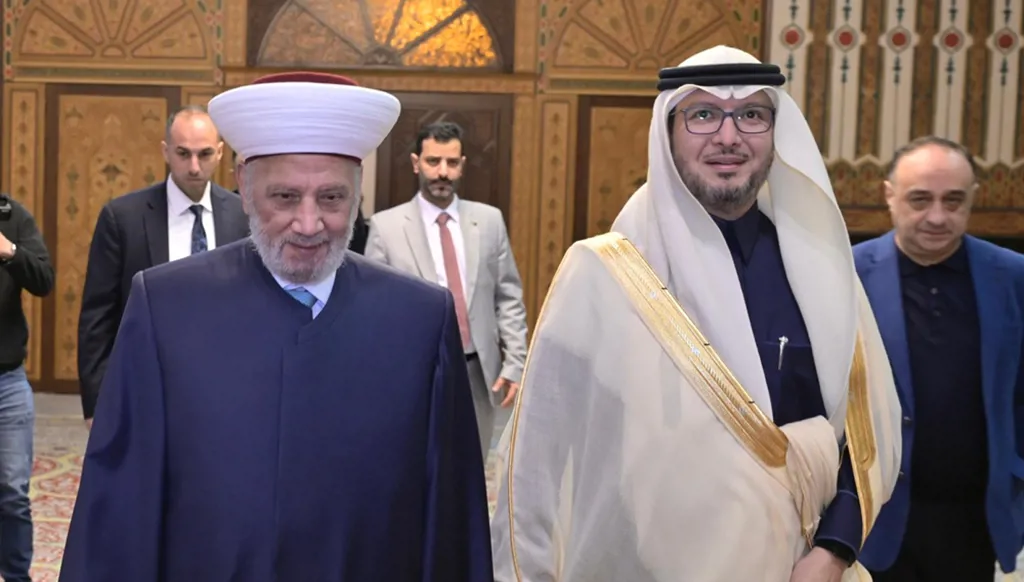 دريان استقبل السفير السعودي: خلاص لبنان ونهوضه لا يكون إلا بحصر السلاح نهائياً من كامل الأراضي اللبنانية