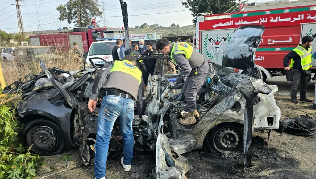 Car strike in Southern Lebanon leaves one dead (Photos and Video)