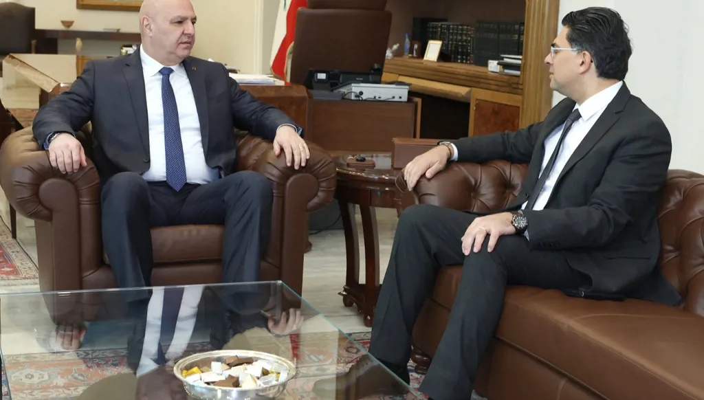 عون يطّلع من مرقص على نتائج زيارته إلى الأردن