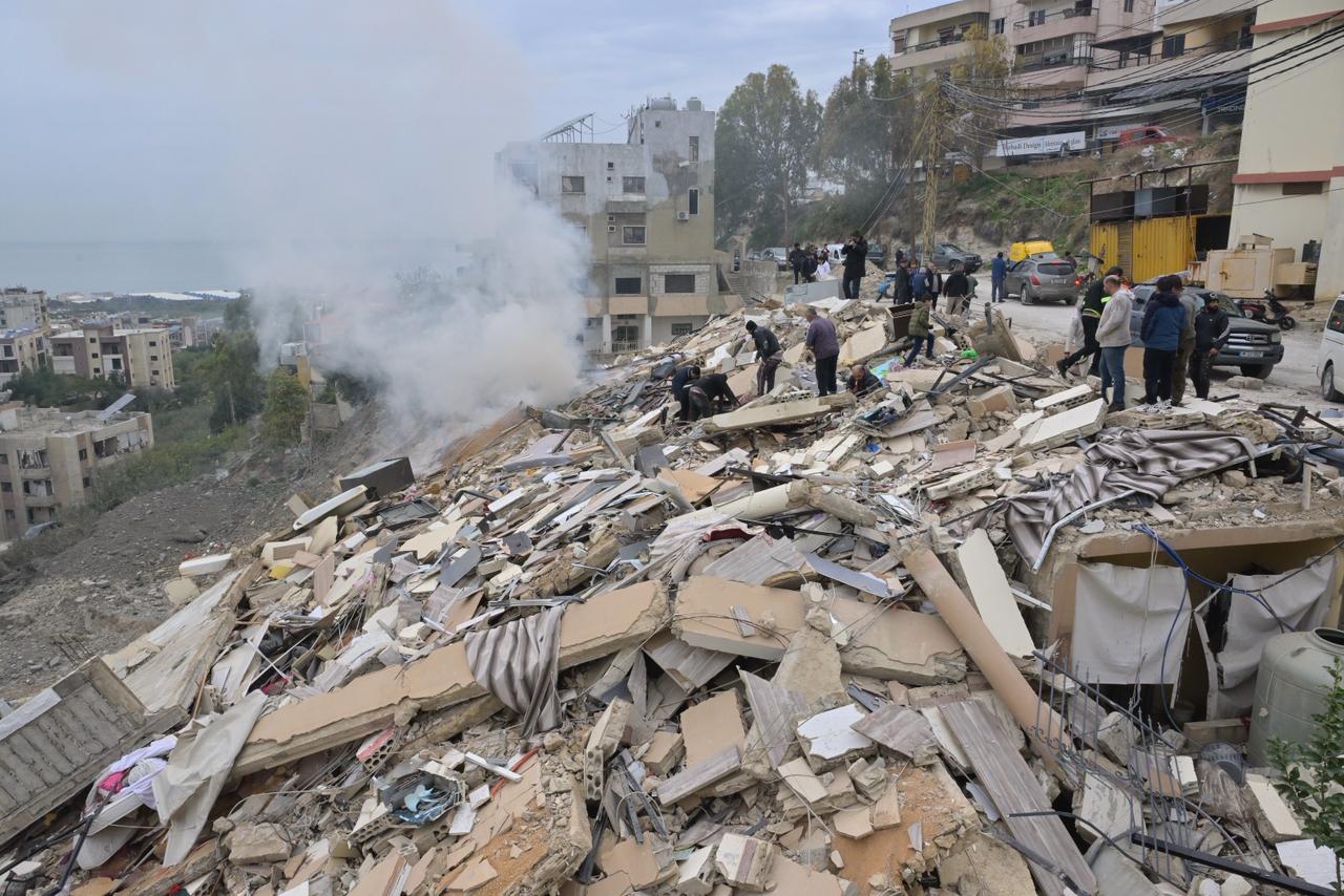 Destruction in Qanaarit - South Lebanon. (Nabil Ismail)