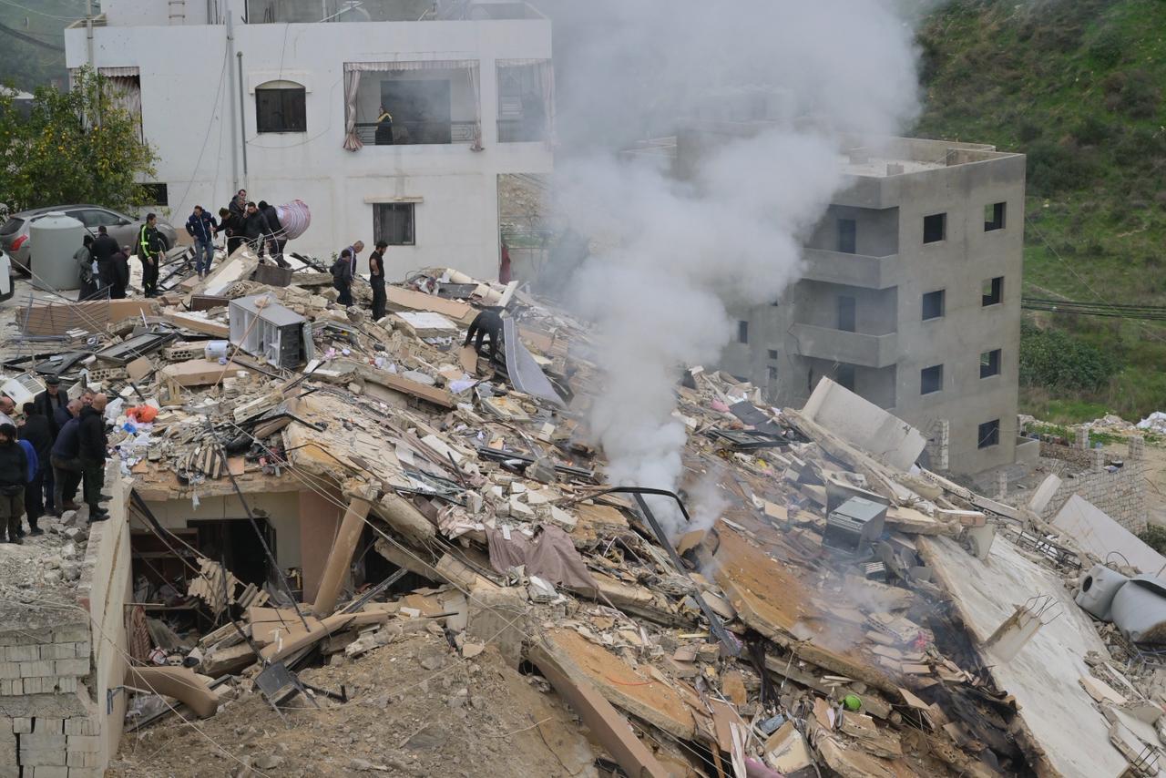 Destruction in Qanaarit - South Lebanon. (Nabil Ismail)