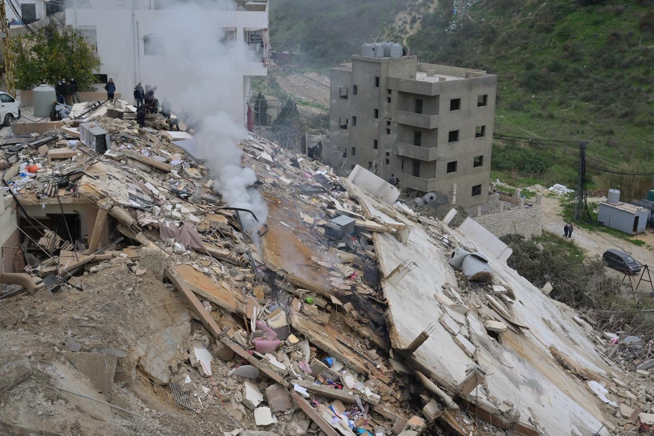 Destruction in Qanaarit - South Lebanon. (Nabil Ismail)
