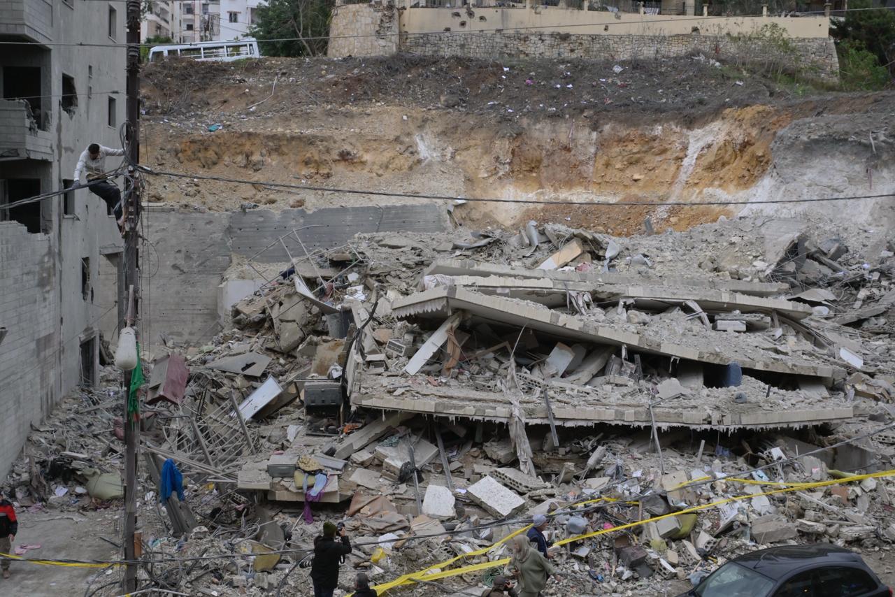 Destruction in Qanaarit - South Lebanon. (Nabil Ismail)