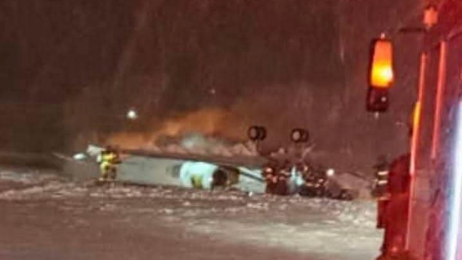 صورة متداوَلة على إكس لموقع الحادث.