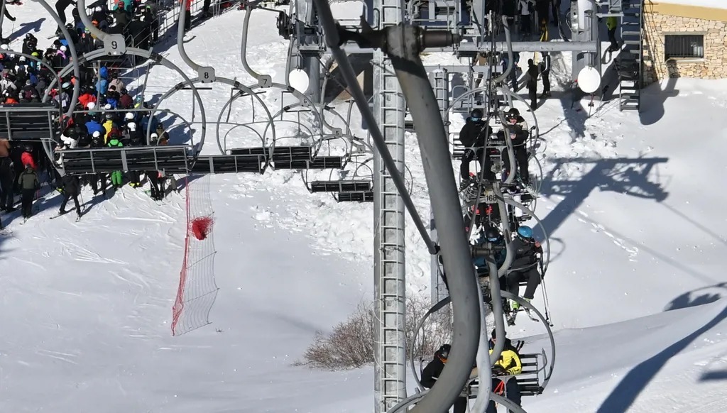 الثلج في كفردبيان. (حسام شبارو)