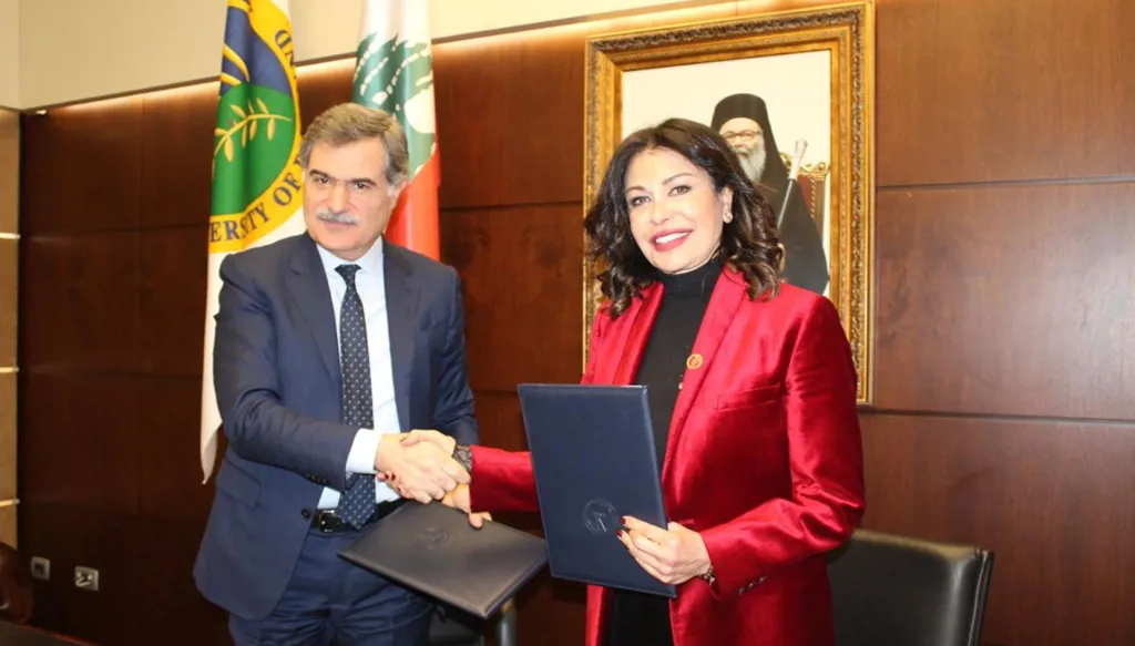 مذكّرة تفاهم بين جامعة البلمند وبيروت ماراثون لتعزيز التعاون في المجال الرياضي