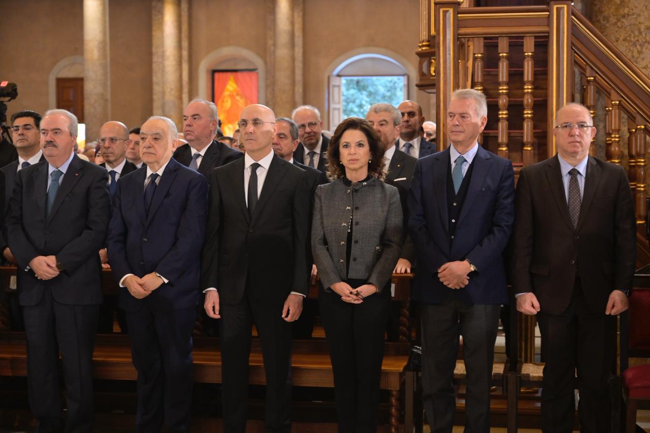 الحضور في قداس مار مارون. (نبيل إسماعيل)