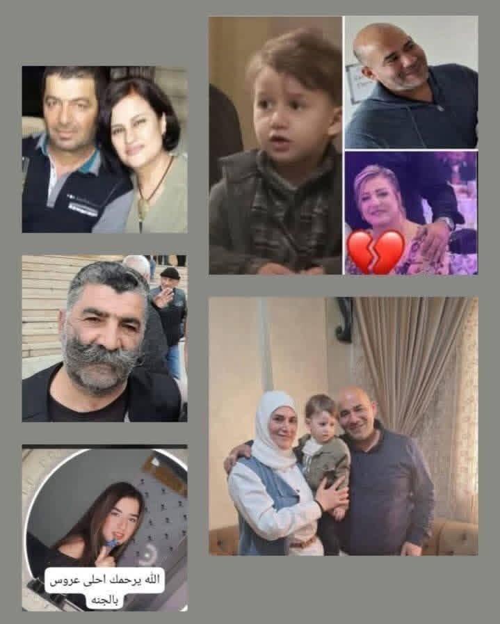 صورة متداوَلة لعدد من ضحايا كارثة طرابلس. 