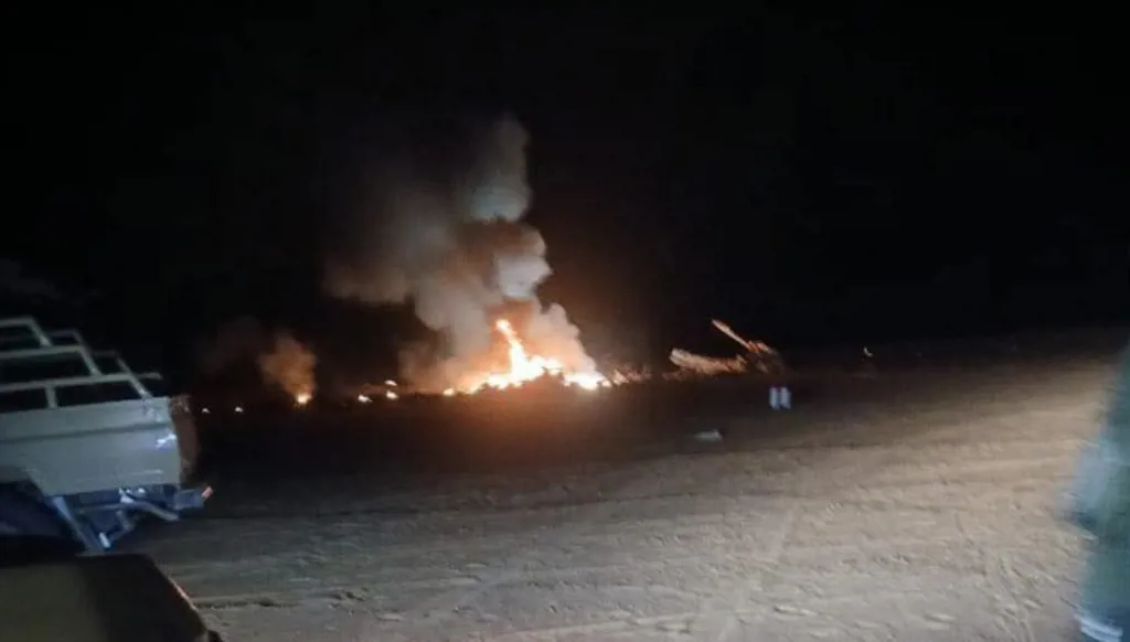 بالفيديو - مقتل 5 أشخاص في تحطّم مروحية جنوب ليبيا