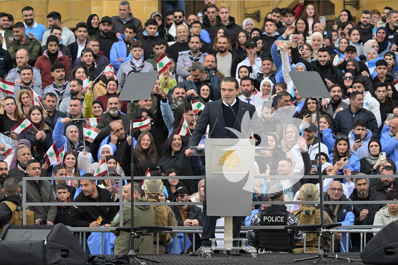 الرئيس سعد الحريري في ذكرى اغتيال والده (نبيل إسماعيل). 