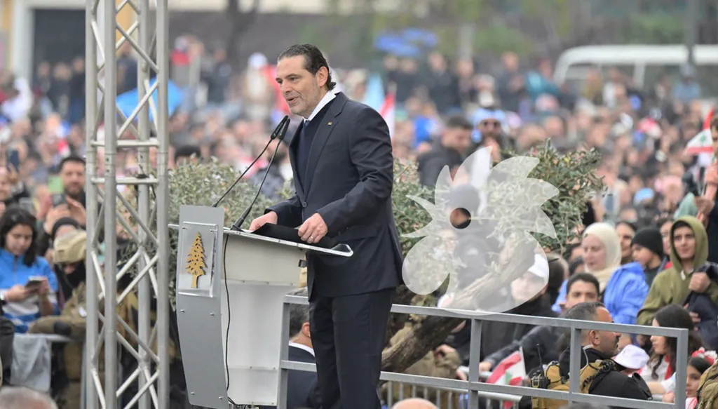 الرئيس سعد الحريري في ذكرى اغتيال والده (نبيل إسماعيل). 