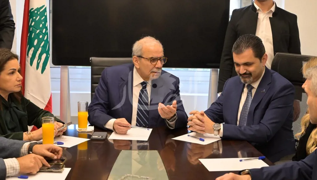 سلام في مقر الهيئة العامة للمنطقة الاقتصادية الخاصة في طرابلس (تصوير نبيل اسماعيل)