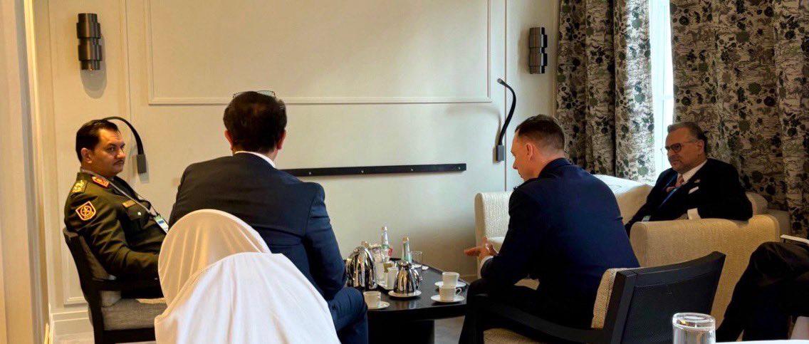 Massad Boulos attending the Haftar-Anderson meeting. (X)