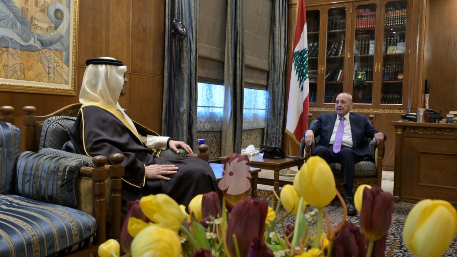 بري يلتقي البخاري (نبيل اسماعيل).