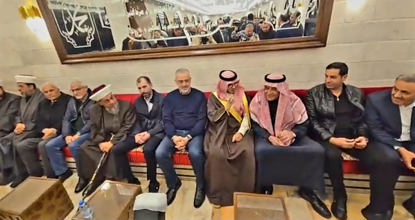 جانب من استقبال بخاري. (النهار)