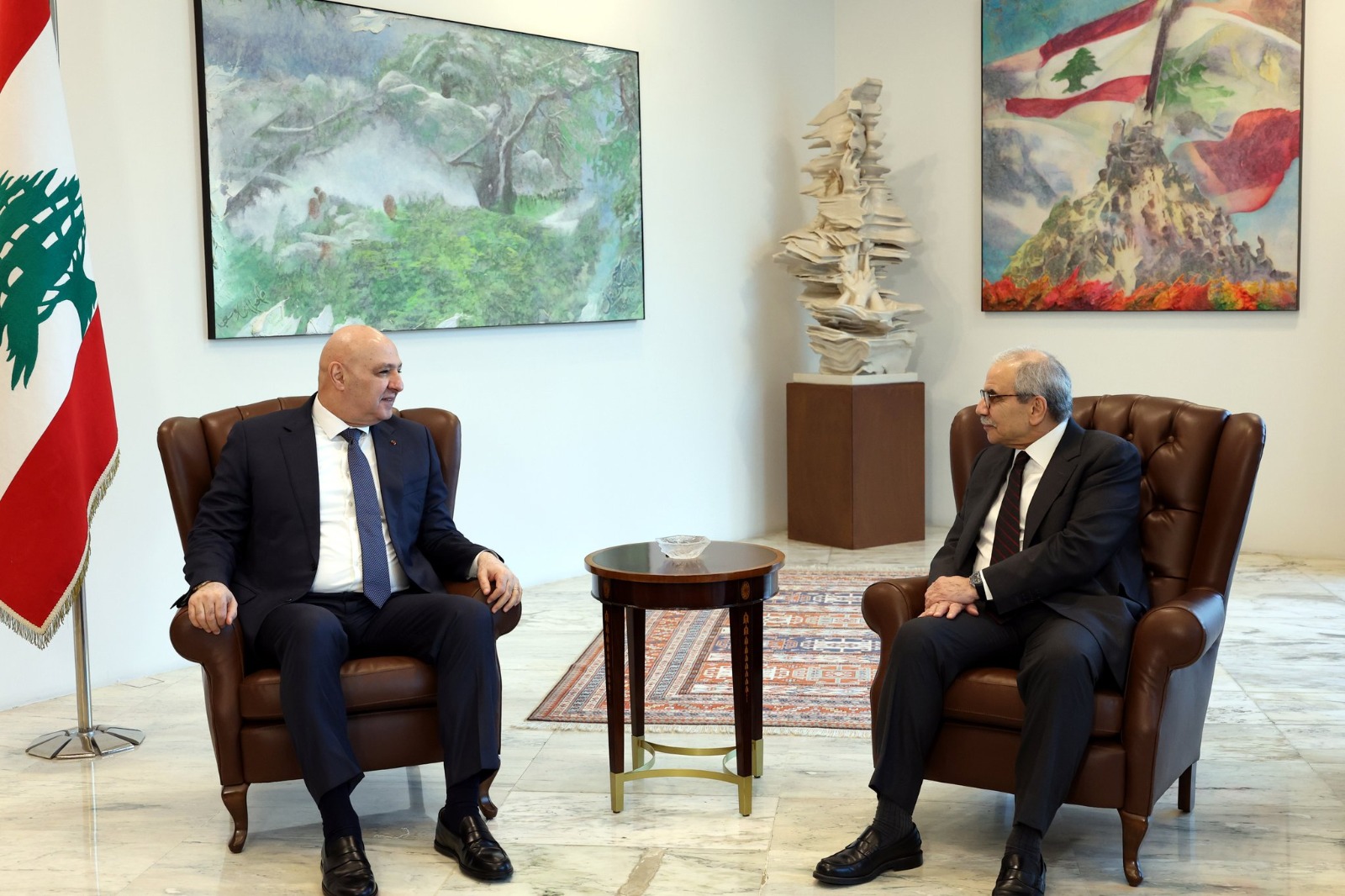 لقاء عون وسلام (الرئاسة اللبنانية),