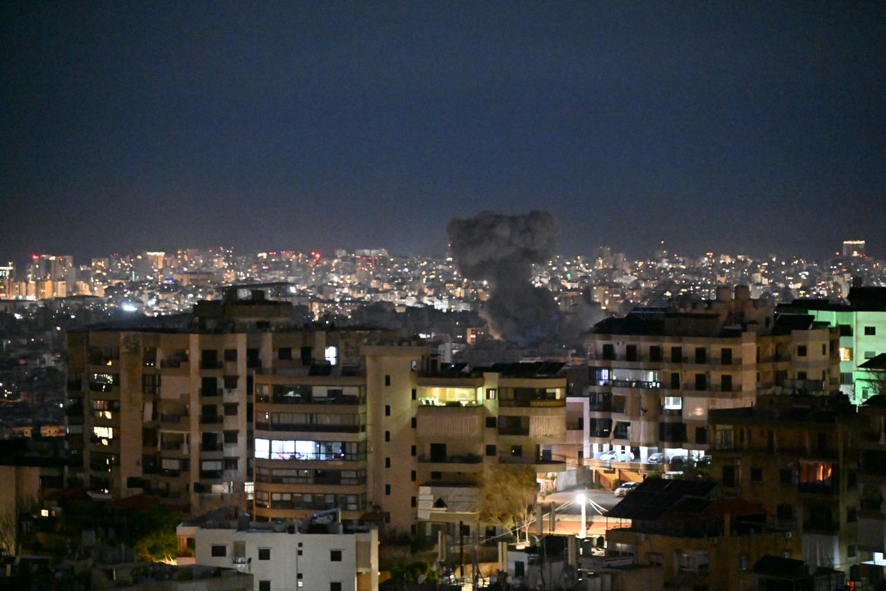 غارة إسرائيلية على الضاحية الجنوبية. (حسام شبارو)