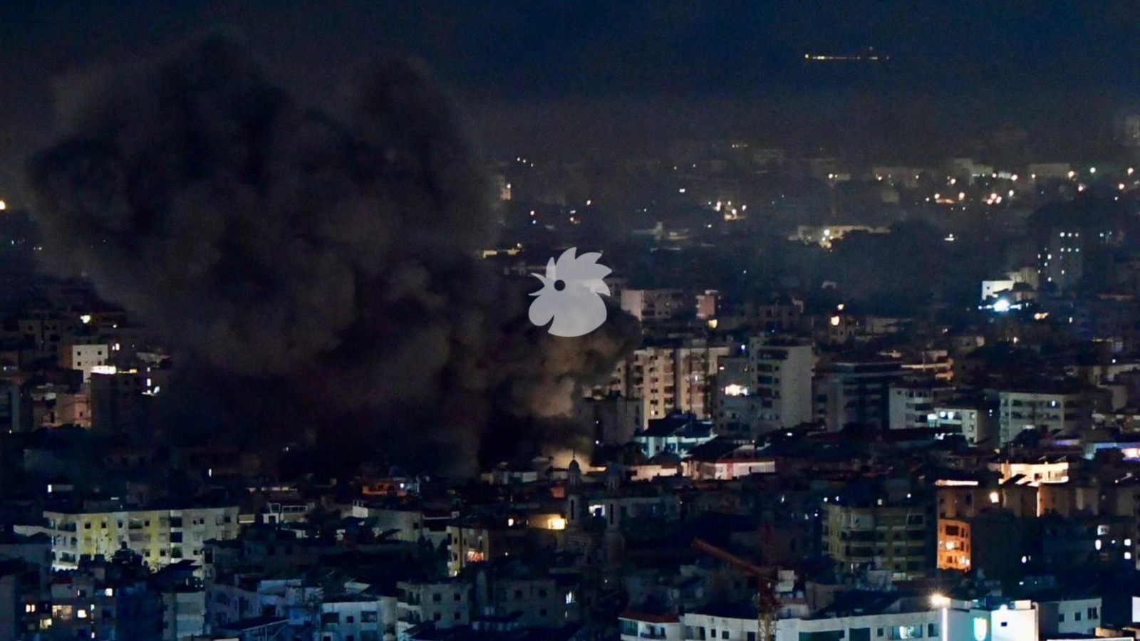 غارة على الضاحية. (حسام شبارو)