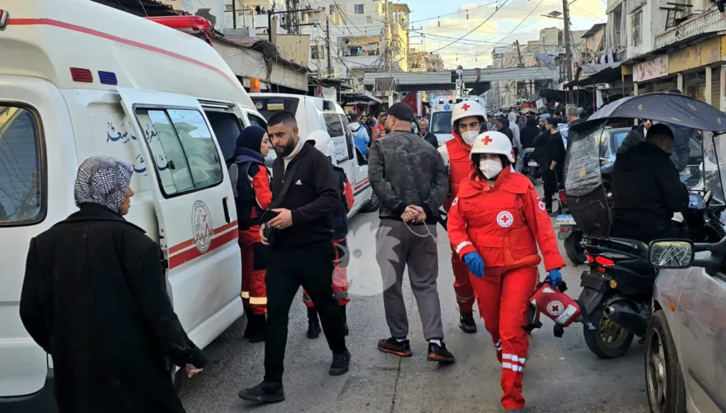 استهداف مخيم عين الحلوة (تصوير: أحمد منتش)