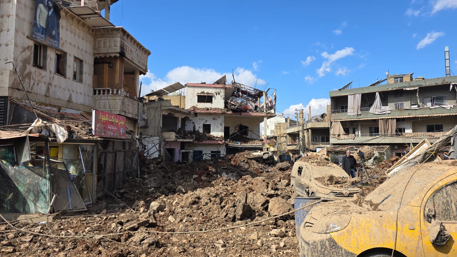 من مكان الإنزال في النبي شيت (لينا إسماعيل). 