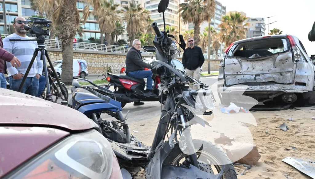 مشاهد خاصة لـ"النهار" من منطقة الرملة البيضاء في بيروت بعد الغارة الإسرائيلية