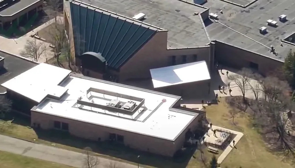 الكنيس اليهودي بولاية ميشيغن. (إكس)