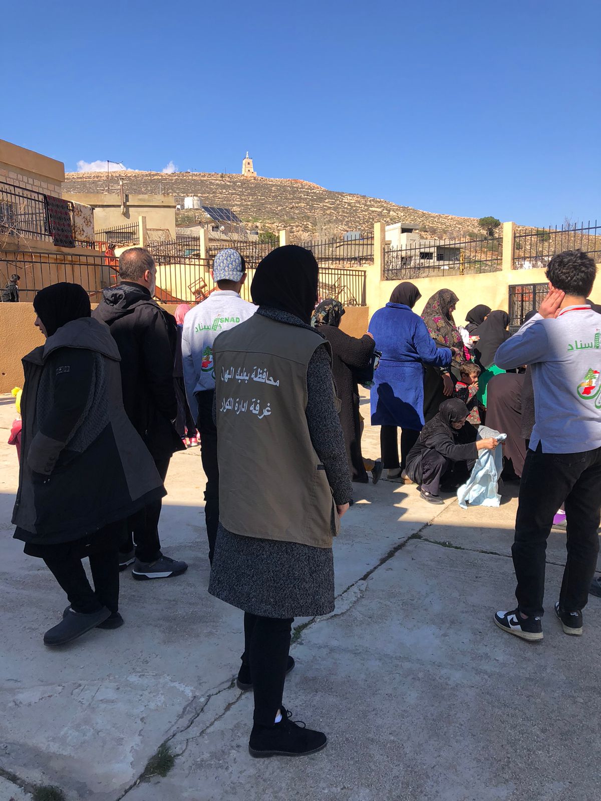 مركز إيواء في محافظة بعلبك الهرمل  (لينا إسماعيل). 