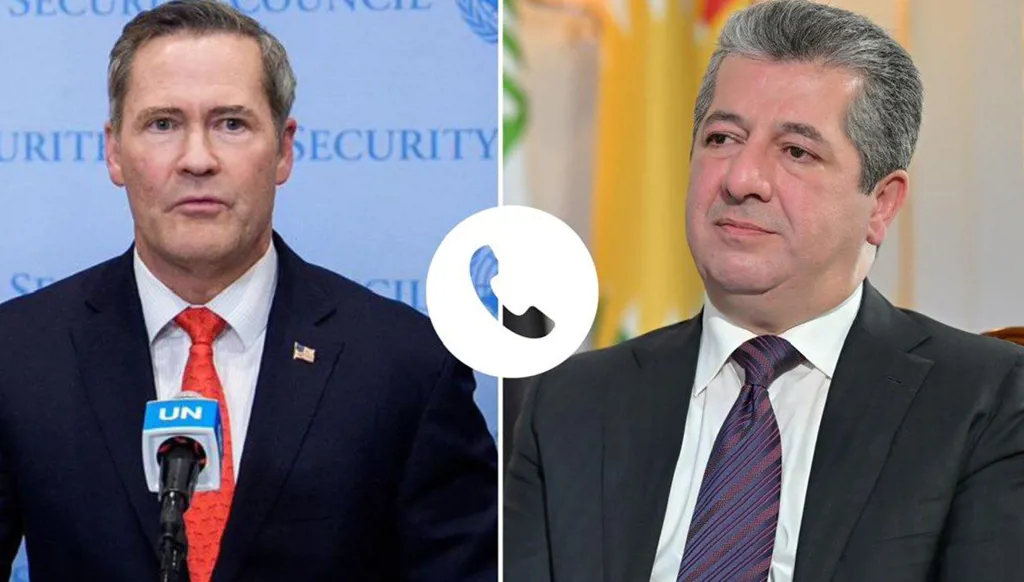 بارزاني والمندوب الأميركي لدى الأمم المتحدة يبحثان التحديات الأمنية وتداعيات الأزمة الاقتصادية