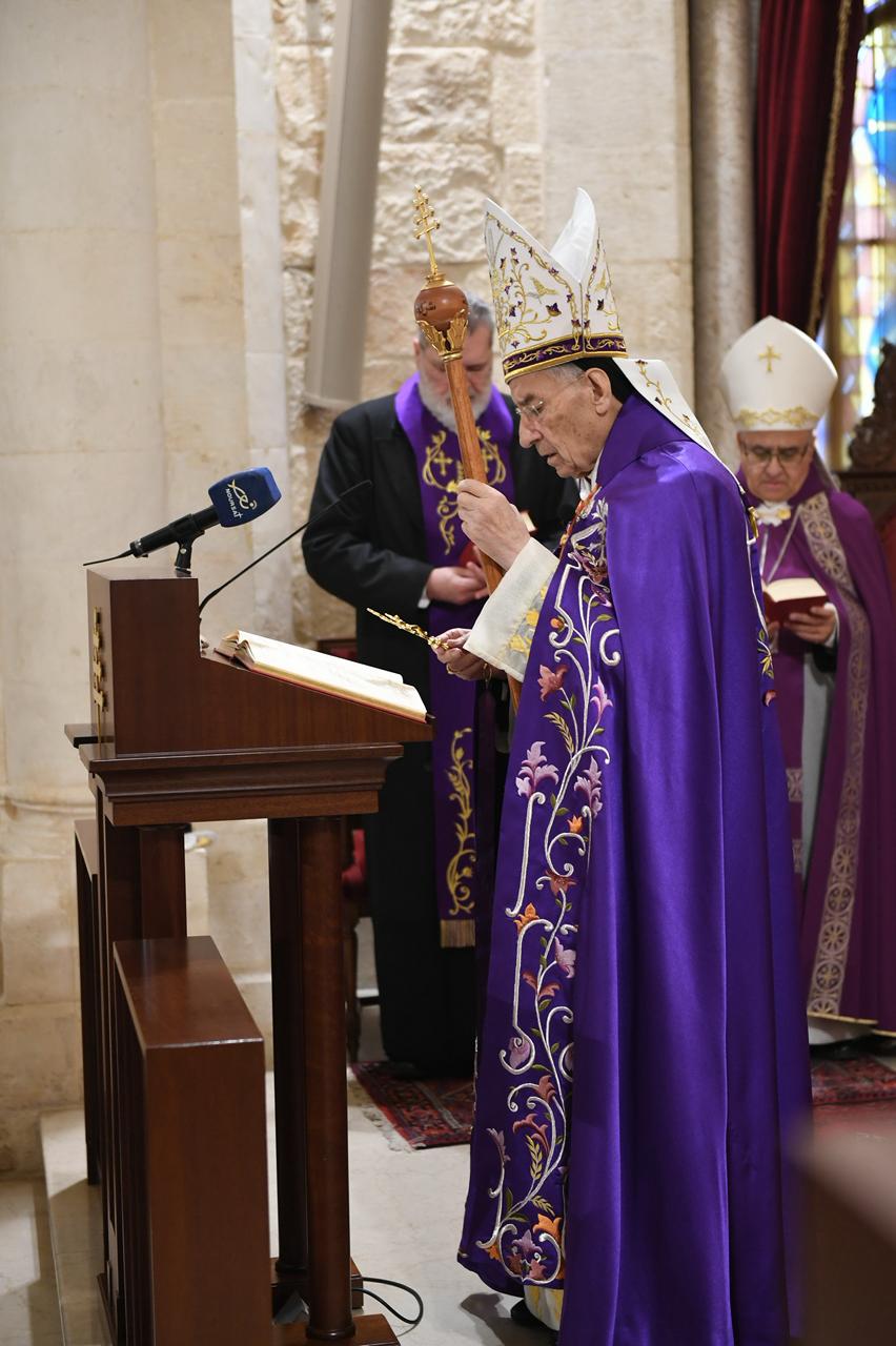  البطريرك الماروني مار بشارة بطرس الراعي.