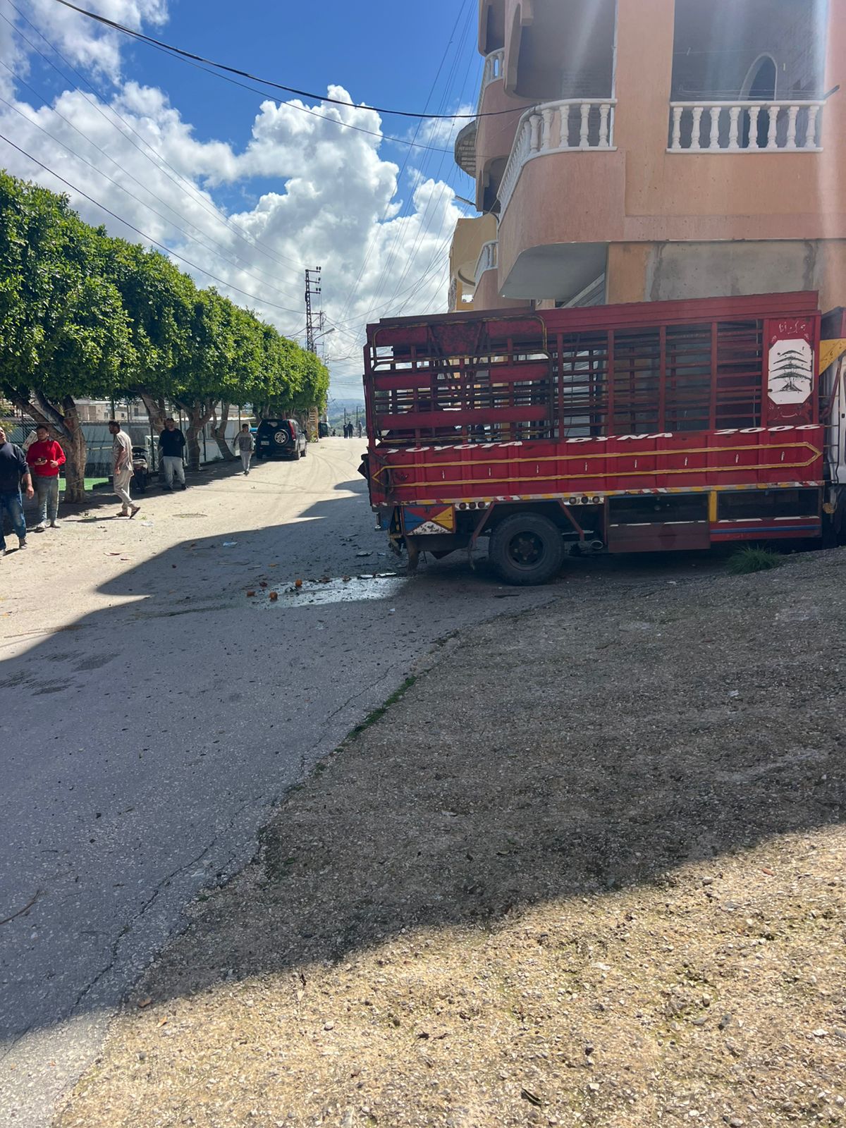 الشاحنة المسنهدفة